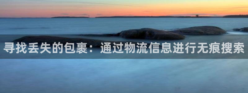 ,优游国际代理落网：寻找丢失的包裹：